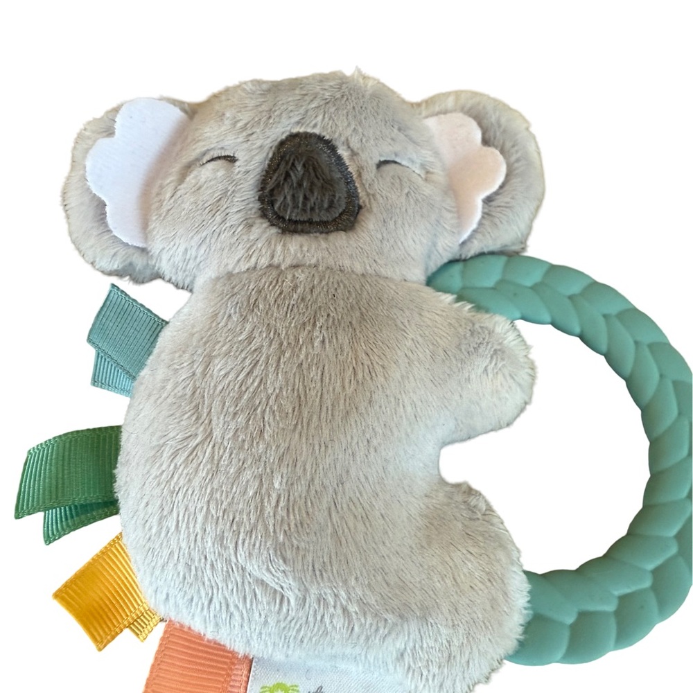Gray Koala Plush Teether Toy-Itzy Ritzy